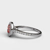 varitsa-jewellers - Single Halo 1.95ct Round Cut Ruby Engagement Ring - 06GG60R